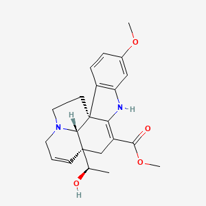 molecular formula C22H26N2O4 B1155806 Vandrikidine CAS No. 50656-92-3