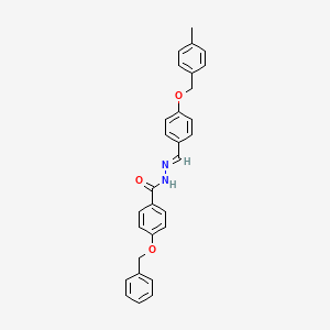 4-(Benzyloxy)-N'-(4-((4-methylbenzyl)oxy)benzylidene)benzohydrazide