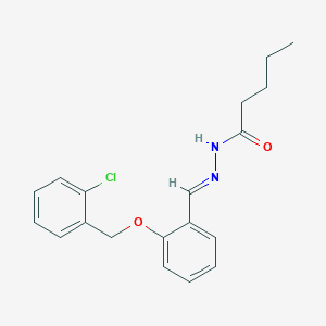 N'-[(E)-{2-[(2-chlorobenzyl)oxy]phenyl}methylidene]pentanehydrazide