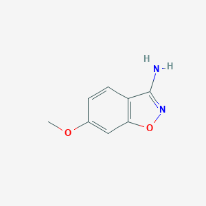 molecular formula C8H8N2O2 B115582 6-Methoxybenzo[d]isoxazol-3-amine CAS No. 157368-82-6