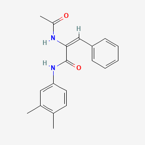 2-(Acetylamino)-N-(3,4-dimethylphenyl)-3-phenylacrylamide