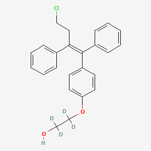molecular formula C₂₄H₁₉D₄ClO₂ B1155856 Ospemifene D4 