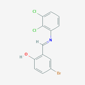 4-Bromo-2-((2,3-dichloro-phenylimino)-methyl)-phenol