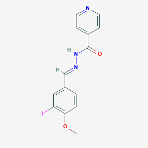 N'-[(E)-(3-iodo-4-methoxyphenyl)methylidene]pyridine-4-carbohydrazide