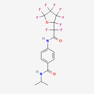 4-{[difluoro(2,3,3,4,4,5,5-heptafluorotetrahydrofuran-2-yl)acetyl]amino}-N-(propan-2-yl)benzamide