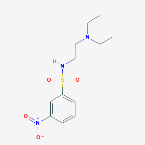 molecular formula C12H19N3O4S B11558809 N-(2-Diethylamino-ethyl)-3-nitro-benzenesulfonamide 