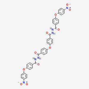 4,4'-oxybis(N'-{[4-(4-nitrophenoxy)phenyl]carbonyl}benzohydrazide)