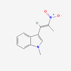 1-methyl-3-[(1E)-2-nitroprop-1-en-1-yl]-1H-indole