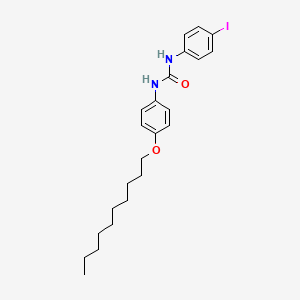 molecular formula C23H31IN2O2 B11559005 1-[4-(Decyloxy)phenyl]-3-(4-iodophenyl)urea 