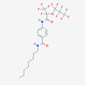 N-octyl-4-{[2,3,3,3-tetrafluoro-2-(heptafluoropropoxy)propanoyl]amino}benzamide