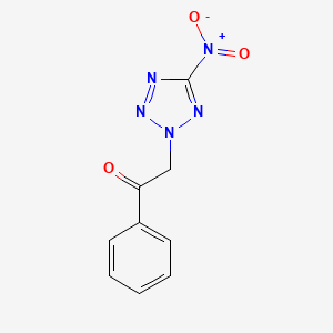 Ethanone, 2-(5-nitrotetrazol-2-yl)-1-phenyl-