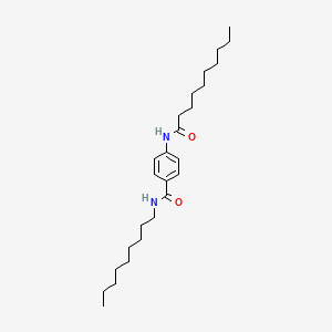 molecular formula C26H44N2O2 B11559162 4-(decanoylamino)-N-nonylbenzamide 