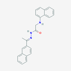 2-[(Naphthalen-1-YL)amino]-N'-[(1E)-1-(naphthalen-2-YL)ethylidene]acetohydrazide