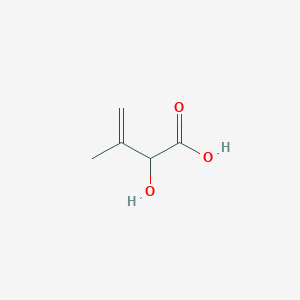 molecular formula C5H8O3 B115592 2-羟基-3-甲基丁-3-烯酸 CAS No. 150282-01-2
