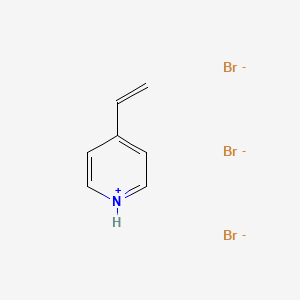 molecular formula N/A B1155950 Poly(4-vinylpyridinium tribromide) 