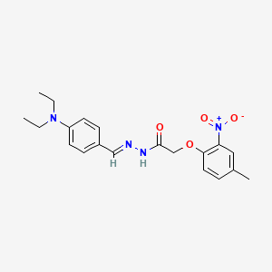 N'-{(E)-[4-(diethylamino)phenyl]methylidene}-2-(4-methyl-2-nitrophenoxy)acetohydrazide