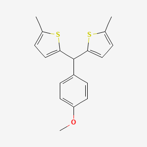 2,2'-[(4-Methoxyphenyl)methanediyl]bis(5-methylthiophene)