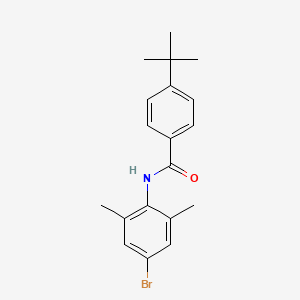 molecular formula C19H22BrNO B11559682 N-(4-bromo-2,6-dimethylphenyl)-4-tert-butylbenzamide 