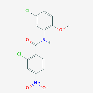 2-chloro-N-(5-chloro-2-methoxyphenyl)-4-nitrobenzamide