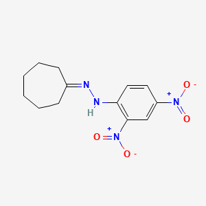 Cycloheptanone (2,4-dinitrophenyl)hydrazone