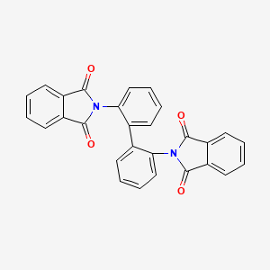 molecular formula C28H16N2O4 B11559931 2,2'-biphenyl-2,2'-diylbis(1H-isoindole-1,3(2H)-dione) 