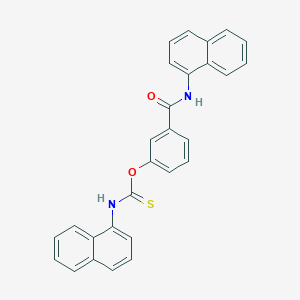 O-[3-(naphthalen-1-ylcarbamoyl)phenyl] naphthalen-1-ylcarbamothioate