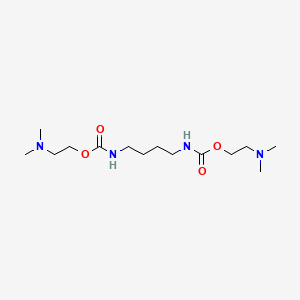 molecular formula C14H30N4O4 B11560169 2-(dimethylamino)ethyl N-[4-({[2-(dimethylamino)ethoxy]carbonyl}amino)butyl]carbamate 