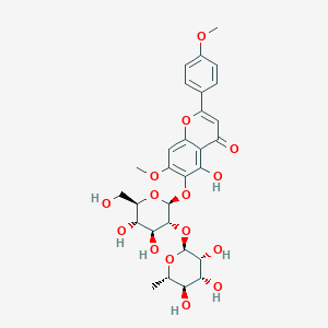 molecular formula C29H34O15 B1156025 Gelomuloside A CAS No. 149998-38-9