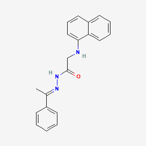 2-(1-naphthylamino)-N'-[(1E)-1-phenylethylidene]acetohydrazide