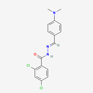 2,4-Dichloro-N'-[(E)-[4-(dimethylamino)phenyl]methylidene]benzohydrazide