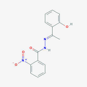 N'-[(1E)-1-(2-hydroxyphenyl)ethylidene]-2-nitrobenzohydrazide