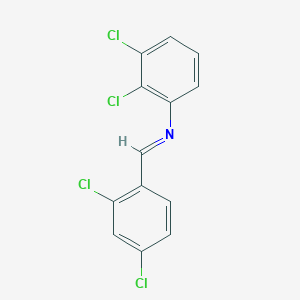 2,3-dichloro-N-[(E)-(2,4-dichlorophenyl)methylidene]aniline