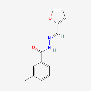 N'-[(E)-furan-2-ylmethylidene]-3-methylbenzohydrazide