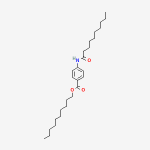 molecular formula C27H45NO3 B11560572 Decyl 4-(decanoylamino)benzoate 