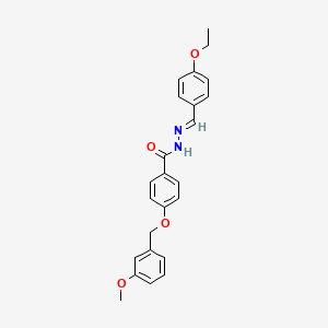 N'-[(E)-(4-ethoxyphenyl)methylidene]-4-[(3-methoxybenzyl)oxy]benzohydrazide