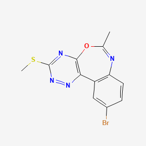 10-Bromo-6-methyl-3-(methylsulfanyl)[1,2,4]triazino[5,6-d][3,1]benzoxazepine