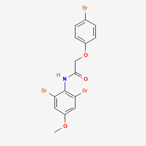 2-(4-bromophenoxy)-N-(2,6-dibromo-4-methoxyphenyl)acetamide