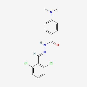 N'-[(E)-(2,6-dichlorophenyl)methylidene]-4-(dimethylamino)benzohydrazide