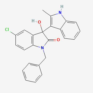 1'-benzyl-5'-chloro-3'-hydroxy-2-methyl-1',3'-dihydro-1H,2'H-3,3'-biindol-2'-one