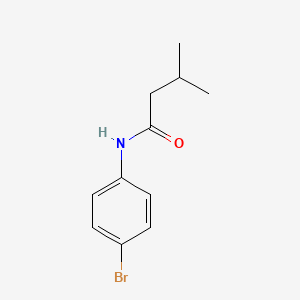 molecular formula C11H14BrNO B11560811 N-(4-bromophenyl)-3-methylbutanamide 