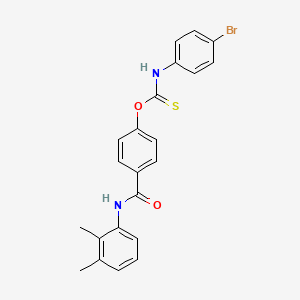 O-{4-[(2,3-dimethylphenyl)carbamoyl]phenyl} (4-bromophenyl)carbamothioate