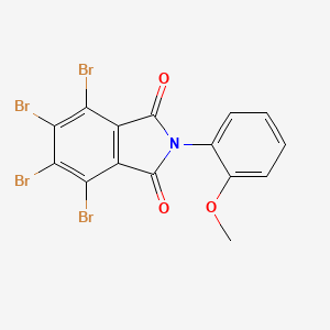 4,5,6,7-tetrabromo-2-(2-methoxyphenyl)-1H-isoindole-1,3(2H)-dione