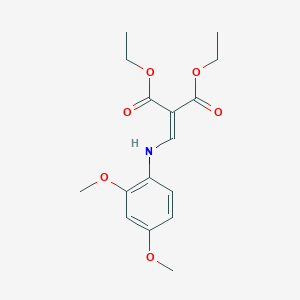 Diethyl {[(2,4-dimethoxyphenyl)amino]methylidene}propanedioate