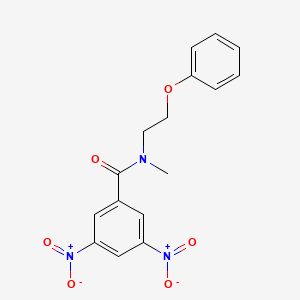 N-Methyl-3,5-dinitro-N-(2-phenoxyethyl)benzamide