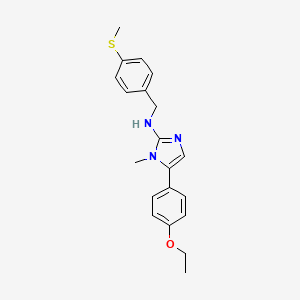 5-(4-ethoxyphenyl)-1-methyl-N-[4-(methylsulfanyl)benzyl]-1H-imidazol-2-amine