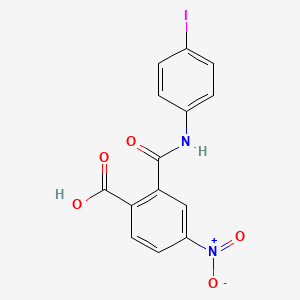 2-[(4-Iodophenyl)carbamoyl]-4-nitrobenzoic acid