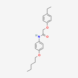 2-(4-ethylphenoxy)-N-[4-(pentyloxy)phenyl]acetamide