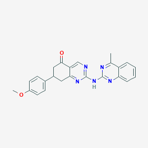 7-(4-methoxyphenyl)-2-[(4-methylquinazolin-2-yl)amino]-7,8-dihydroquinazolin-5(6H)-one