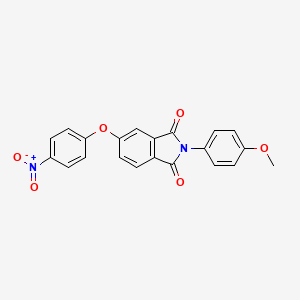 2-(4-methoxyphenyl)-5-(4-nitrophenoxy)-1H-isoindole-1,3(2H)-dione