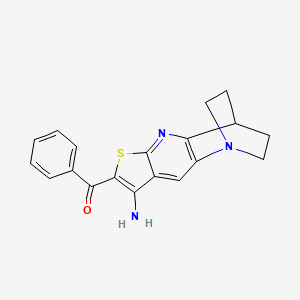 (8-amino-3,4-dihydro-2H-1,4-ethanothieno[2,3-b][1,5]naphthyridin-7-yl)(phenyl)methanone